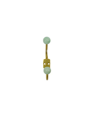 Haak Ball Aqua 13cm - 2 stuks van House Doctor, vanuit een aanvullend productaanzicht