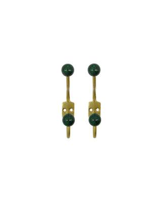 Haak Ball Groen 13cm - 2 stuks van House Doctor, duidelijk als hoofdfoto afgebeeld