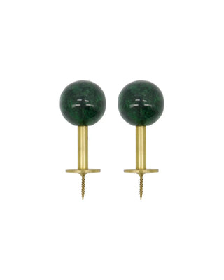 Haak Ball Groen 5cm - 2 stuks van House Doctor, duidelijk als hoofdfoto afgebeeld