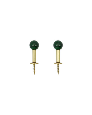 Haak Ball Groen 8cm - 2 stuks van House Doctor, duidelijk als hoofdfoto afgebeeld