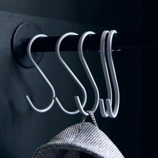 Gancio Snap grande argento set da 6 - Het Adres