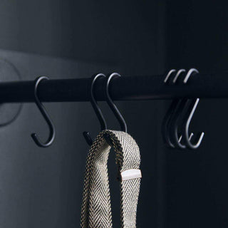 Hook Snap small black set of 6 - Het Adres