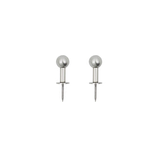 Haakjes Ball 2cm zilver - set van 2 van House Doctor, duidelijk als hoofdfoto afgebeeld