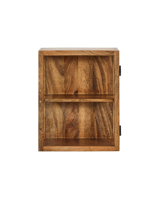 Hangkast Montre bruin 51cm van House Doctor, van bovenaf met vorm en indeling zichtbaar