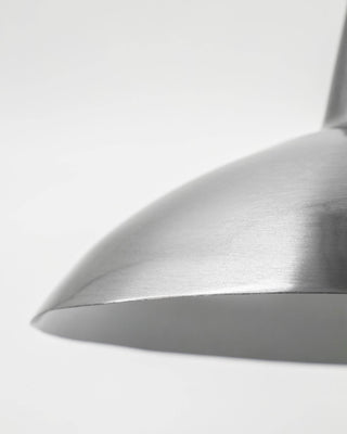 Hanglamp Desk geborsteld zilver 32cm van House Doctor, van dichtbij met materiaal en afwerking zichtbaar