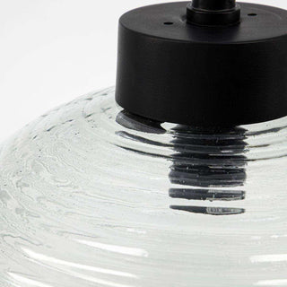 Hanglamp Gaia helder 34cm van House Doctor, van opzij met vorm en constructie zichtbaar