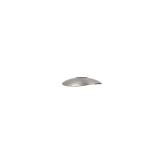 Hatt lampenkap in geborsteld zilver 14cm van House Doctor, met de ophanging en armatuurdetails zichtbaar
