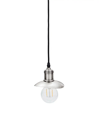 Hatt lampenkap in geborsteld zilver 14cm van House Doctor, duidelijk als hoofdfoto afgebeeld
