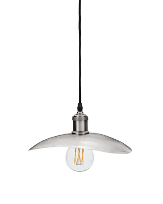 Hatt lampenkap in geborsteld zilver 30cm van House Doctor, duidelijk als hoofdfoto afgebeeld