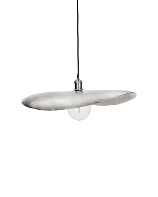 Hatt lampenkap in geborsteld zilver 60cm van House Doctor, duidelijk als hoofdfoto afgebeeld
