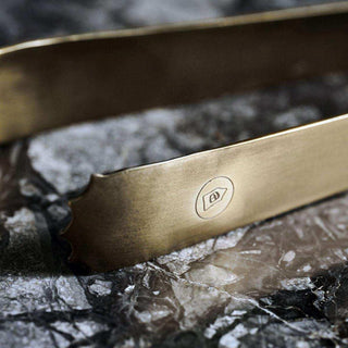 ice cube tongs Baar antique brass - Het Adres
