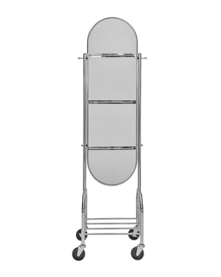 Image spiegel zilver 180cm van House Doctor, recht van voren met vorm en afwerking zichtbaar
