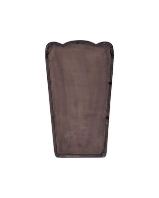 Jamp spiegel zwart mangohout 52x90cm van House Doctor, recht van voren met vorm en afwerking zichtbaar