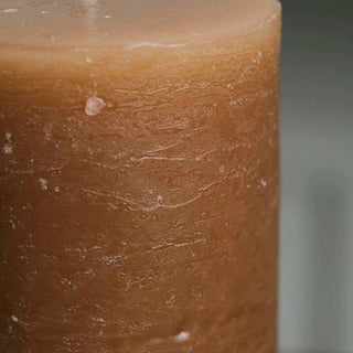 Candela Rustic camel 15cm - 2 pezzi - Het Adres