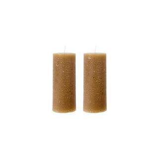 Kerze Rustic camel 15cm – 2 Stück – Het Adres