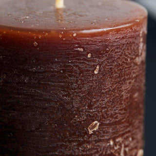 Kerze Rustic cognac 15cm – 2 Stück – Het Adres