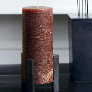Kerze Rustic cognac 15cm – 2 Stück – Het Adres