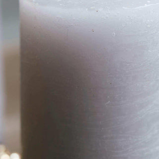 Candle Rustic grey 15cm - 2 pieces - Het Adres