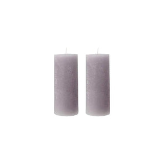 Kerze Rustic grau 15cm – 2 Stück – Het Adres