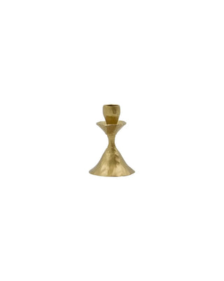 Kandelaar Castle Antiek brons Hoogte 6 cm van House Doctor, recht van voren met vorm en afwerking zichtbaar