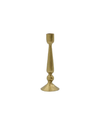 Kandelaar Castle Antiek brons Hoogte 6 cm van House Doctor, van opzij met vorm en constructie zichtbaar