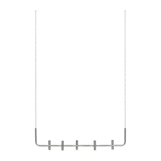 Kandelaar Maxi antiek zilver hangend metaal 102cm van House Doctor, duidelijk als hoofdfoto afgebeeld