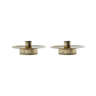 Kandelaar Simb antiek 4cm - 2 stuks van House Doctor, duidelijk als hoofdfoto afgebeeld
