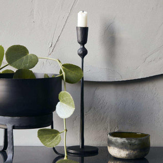Candeliere Trivo nero 29cm - Het Adres