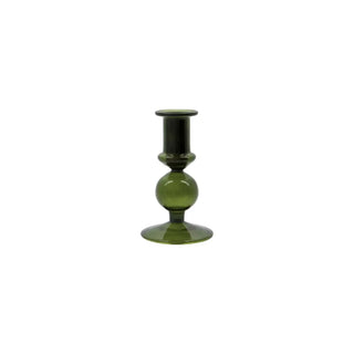 Kandelaar Vidro groen glas 12cm van House Doctor, duidelijk als hoofdfoto afgebeeld