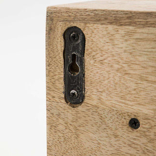 Kapstok Sate naturel 35cm van House Doctor, recht van voren met vorm en afwerking zichtbaar