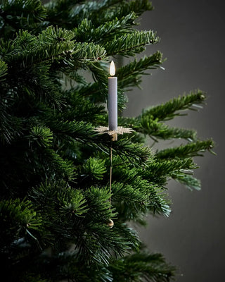 Kerst kaarsen met LED 12.5 cm van House Doctor, toegepast in een sfeervolle interieursetting