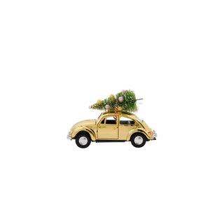 Kerstdecoratie auto goudkleurig met kerstboom van House Doctor, duidelijk als hoofdfoto afgebeeld