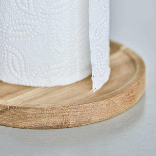 Keukenpapierhouder Eya naturel van House Doctor, van dichtbij met materiaal en textuur zichtbaar