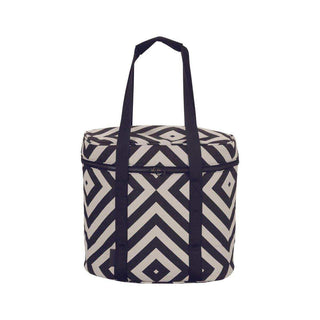 Cool bag Satt black white 38cm - Het Adres