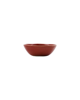 Kommen Diva Rood 8 cm - 3 stuks van House Doctor, recht van voren met vorm en afwerking zichtbaar