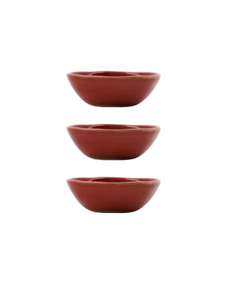 Kommen Diva Rood 8 cm - 3 stuks van House Doctor, duidelijk als hoofdfoto afgebeeld