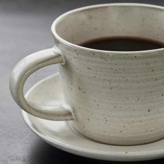 Tasse et soucoupe pion blanc 13cm - Het Adres