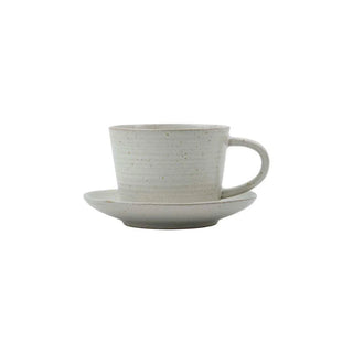 Tasse und Untertasse Pion weiß 13 cm - Het Adres