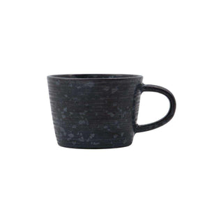 Cup and saucer black 13cm - Het Adres