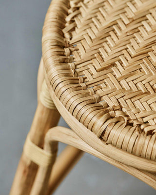Kruk Trenza naturel 50cm van House Doctor, in een gestileerde detailopstelling