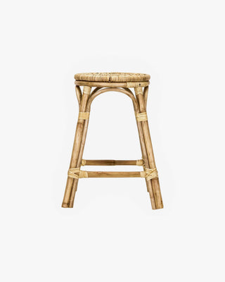 Kruk Trenza naturel 50cm van House Doctor, recht van voren met vorm en afwerking zichtbaar