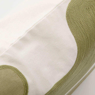 Housse de coussin Curve vert 60x40cm - Het Adres