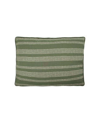 Kussenhoes Dotti groen 40x60cm van House Doctor, duidelijk als hoofdfoto afgebeeld