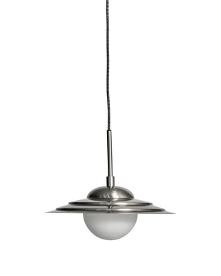 Lamp Coin Geborstelde zilver wit 30.5cm van House Doctor, duidelijk als hoofdfoto afgebeeld