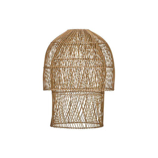 Lampenkap Getti naturel 40cm van House Doctor, van opzij met vorm en constructie zichtbaar