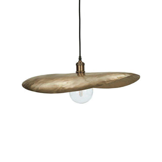 Lampenkap Hatt antiek brons 60cm van House Doctor, recht van voren met vorm en afwerking zichtbaar