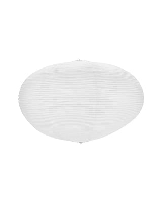 Lampenkap Rica ovaal wit 70cm van House Doctor, van opzij met vorm en constructie zichtbaar