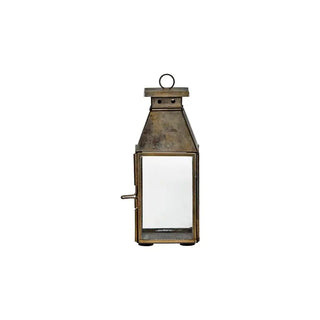Lantaarns Tilka antiek 17cm - 3 stuks van House Doctor, recht van voren met vorm en afwerking zichtbaar