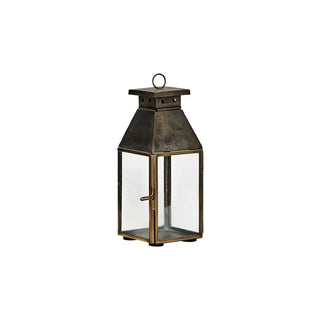 Lantaarns Tilka antiek 17cm - 3 stuks van House Doctor, van opzij met vorm en afwerking zichtbaar
