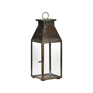Lantaarns Tilka antiek 23cm - 2 stuks van House Doctor, schuin bekeken met vorm en afwerking zichtbaar
